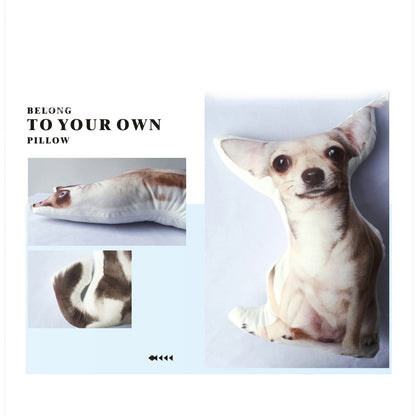 Cute Pet Shaped Pillow Custom To Map Custom DIY Sofa Cushion Car Pillow eprolo