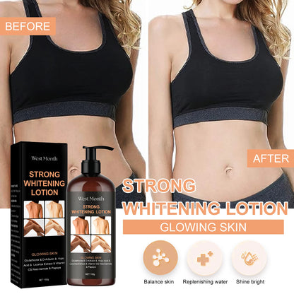 West Month 100ML Strong Whitening Cream Lasting Hydrating Nourishing Improve Dull Skin Balance Skin Glowing Body Care Lotion - Shello's Creative Boutique