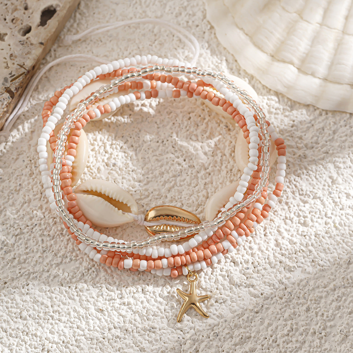 Mermaid Princess Shell Beads Waist Chain Beach Ocean Wind Waist Chain Starfish Body Chain Shello Creative Boutique