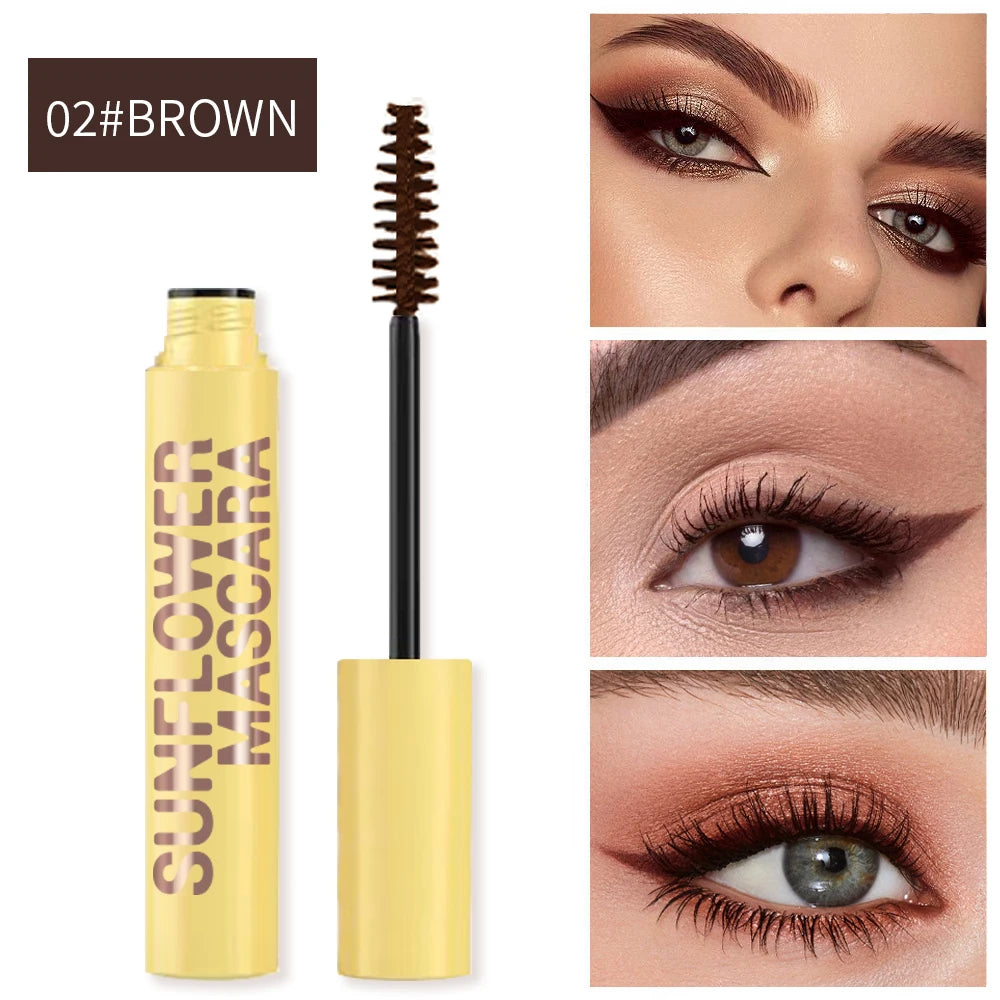 Slim Volume Mascara Black Waterproof Long-lasting Mascara Curls Up Long-Lasting Smudge-Proof Easy to Apply Unisex Eye Makeup - Shello's Creative Boutique