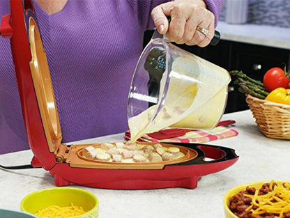 Red Pan Copper Pan 5 Minute Chef Non Stick Copper Cooker Cookware As Seen On Tv Products - Shello's Creative Boutique