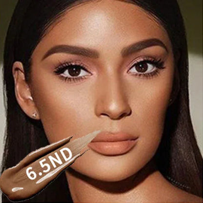 Professional Full Coverage Liquid Foundation Face Base Makeup Natural Colour Concealer - Shello's Creative Boutique