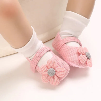 Baby Princess Shoes - Soft Bottom First Walking Shoes 0-1 Year - Shello's Creative Boutique