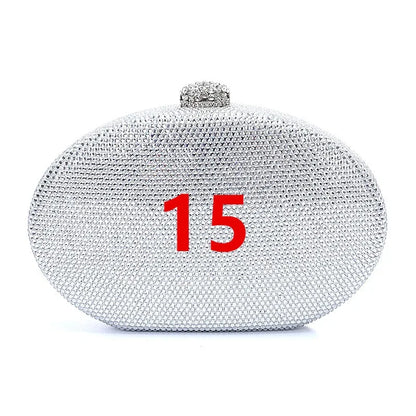 Crystal bag can be used for crossbody carrying, suitable for party and wedding gift bags - Shello's Creative Boutique