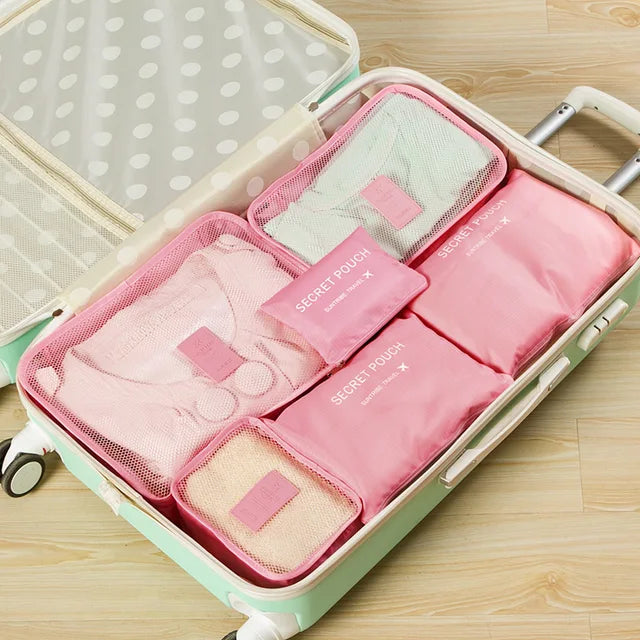 Travel storage bag 6-piece set waterproof clothing sorting bag bags Travel storage bag 6-piece set eprolo