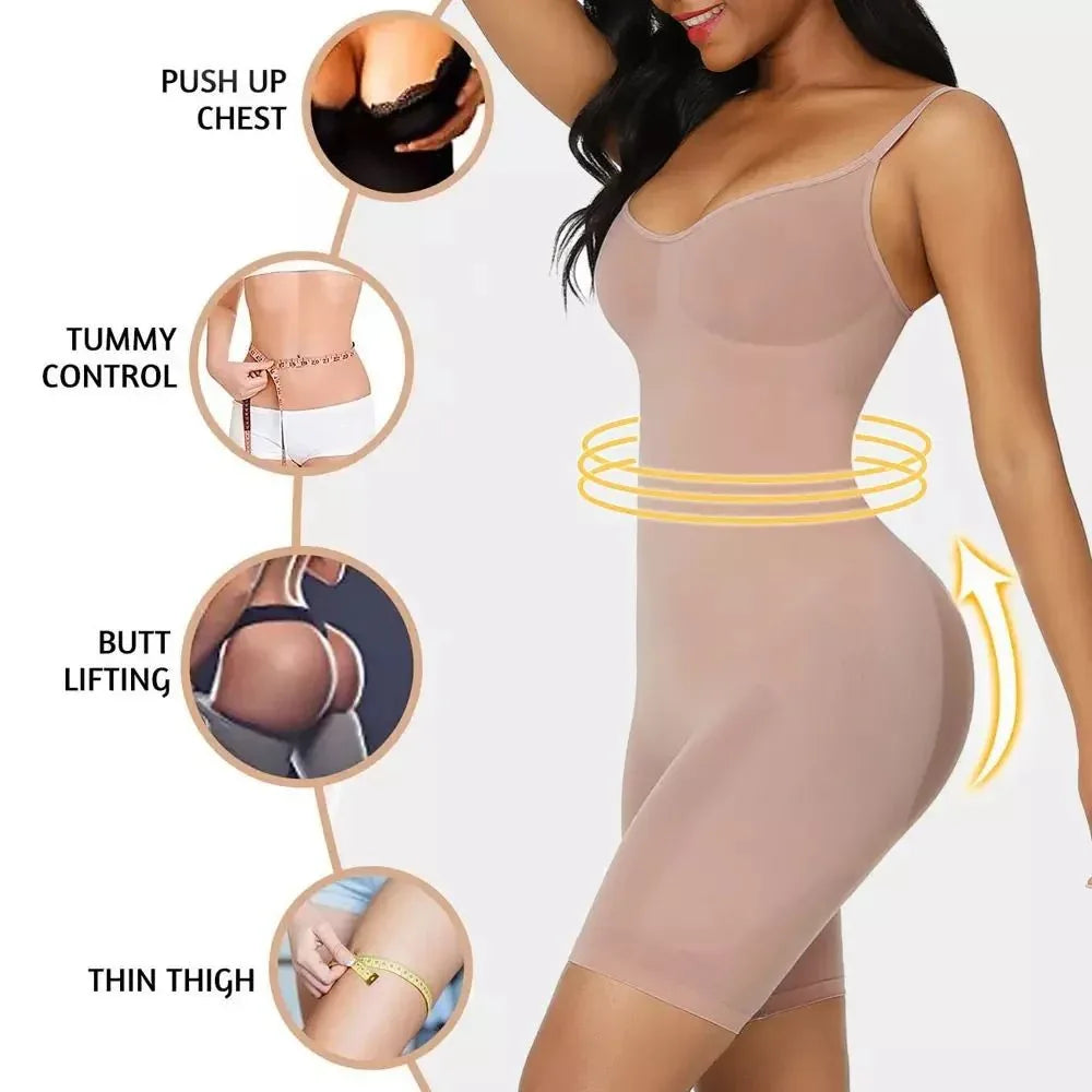 One-Piece Body Shaper Abdominal Sculpting Body Shaper Body Lift Arm Corset Underwear One-Piece Corset - Shello's Creative Boutique