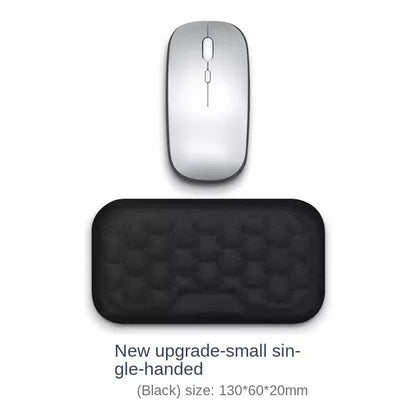 Keyboard mouse wrist rest ergonomic office typing protect relax wrist memory foam mouse pad - Shello's Creative Boutique