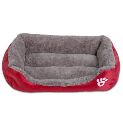 S-3XL 9 Colors Paw Pet Sofa Dog Beds Waterproof Bottom Soft Fleece Warm Cat Bed House Petshop cama perro eprolo