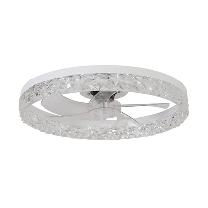 Modern Acrylic Ceiling Fan Light – Sleek, Smart & Silent Comfort - Shello's Creative Boutique