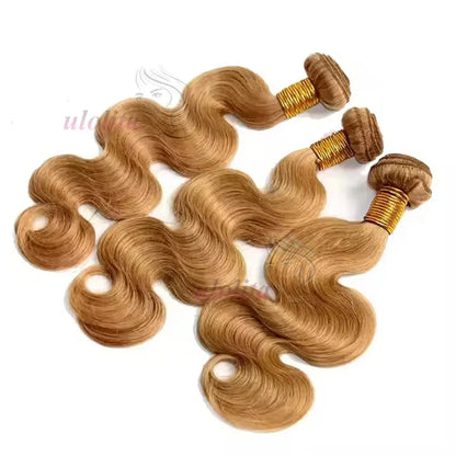 Honey Blonde Brazilian Body Wave Hair Bundles - 100% Raw Human Hair Extensions - Shello's Creative Boutique