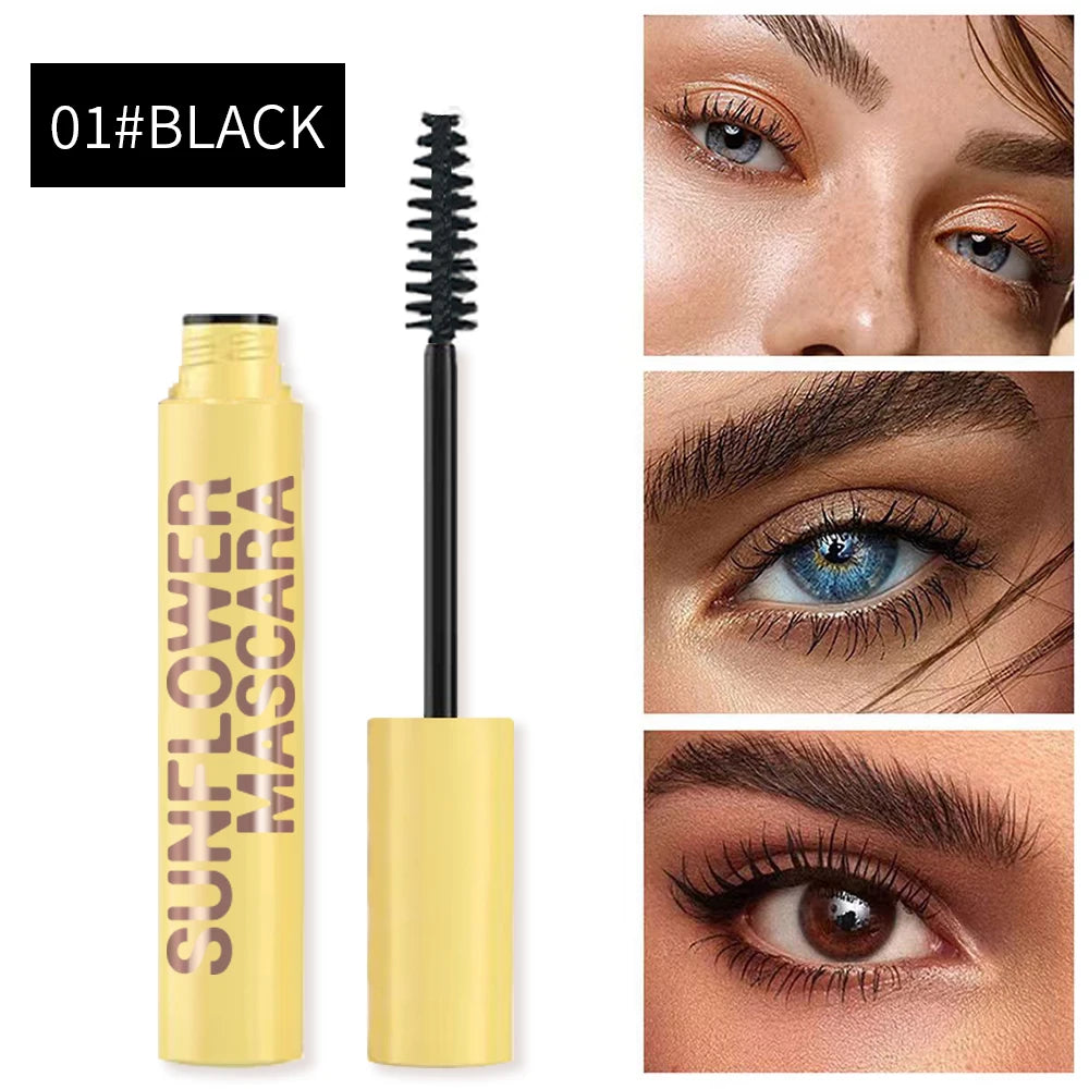 Slim Volume Mascara Black Waterproof Long-lasting Mascara Curls Up Long-Lasting Smudge-Proof Easy to Apply Unisex Eye Makeup - Shello's Creative Boutique