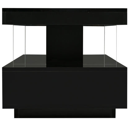U-Can LED Coffee Table – Modern Elegance with Smart Storage - Shello's Creative Boutique