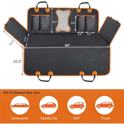Waterproof Car Pet Mat - Premium Back Seat Dog Protection Cover