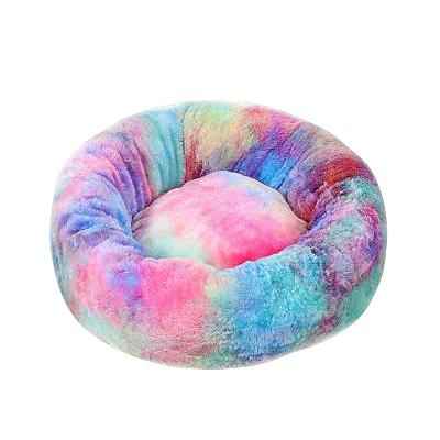 Donut Dog Bed - Soft Washable Pet Cushion for Dogs & Cats