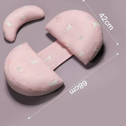 U-Shaped Pregnancy Pillow - Side Sleeping Support & Comfort - Shello's Creative Boutique