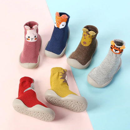Cartoon Cotton Toddler Shoes – Soft Sole Indoor Floor Socks for Boys & Girls (Ages 3 Months–3 Years) - Shello's Creative Boutique