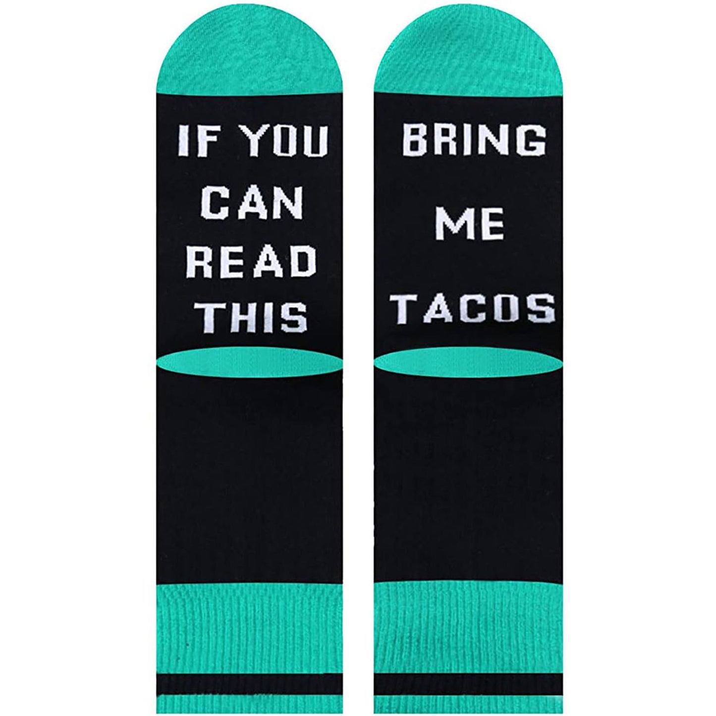 "IF YOU CAN READ THIS" Funny Letter Socks - Cozy Cotton Winter Socks