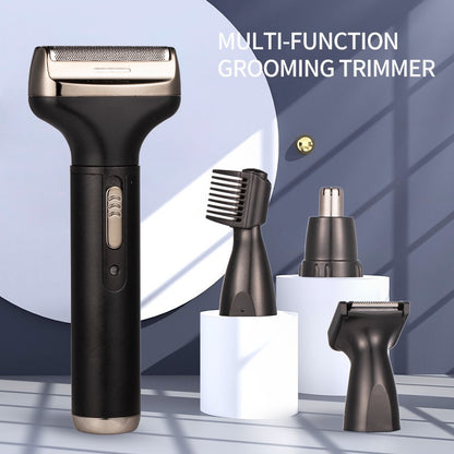 New Men's 4 in 1 Electric Razor Nose Hair Sideburns Knife Trimmer Eyebrow Grooming Set Compound eprolo