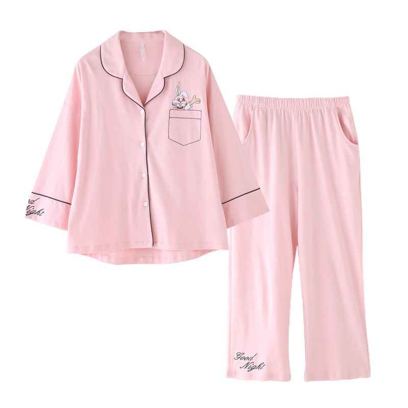 Matching Couple's Cotton Pajama Set - Comfortable Sleepwear for Men & Women