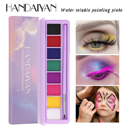 HANDAIYAN Water Soluble Body Paint Cream Eyeliner Eye Shadow Ultraviolet Luminous Paint Face And Body Paint - Shello's Creative Boutique