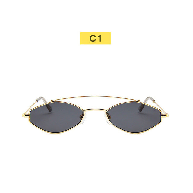 90s Sunglasses Women Retro Oval Sunglasses Lady Brand Designer Vintage Black Sunglasses Girls Eyeglasses UV400 Oculos Shello Creative Boutique
