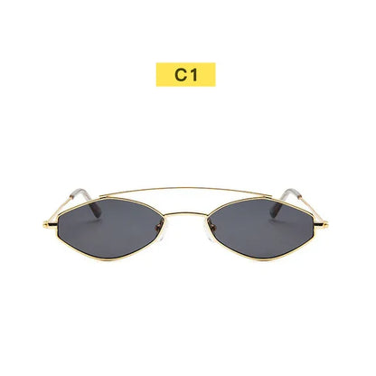 90s Sunglasses Women Retro Oval Sunglasses Lady Brand Designer Vintage Black Sunglasses Girls Eyeglasses UV400 Oculos - Shello's Creative Boutique