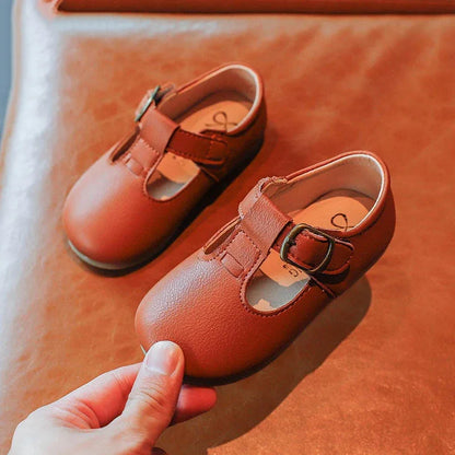 Autumn Girls Leather Shoes Fashion Solid Color Baby Girl Shoes Casual Kids Sneakers Soft Bottom Toddler Shoes Size 21-30 SZ256 - Shello's Creative Boutique