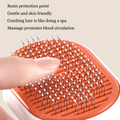 Self-Cleaning Pet Hair Removal Brush - One-Click Grooming Comb for Cats & Dogs
