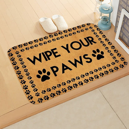 Welcome Doormat Entrance Anti-Slip Mat Hallway 10 Patterns Printed Carpet For Room Bedroom Home Kitchen Door Mat Art Pad eprolo