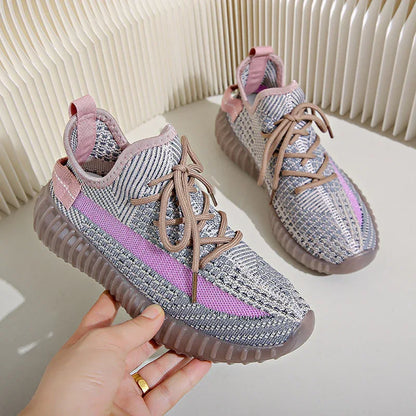 Coconut shoes for both men and women, summer breathable fly woven shoe covers, casual sports shoes, couple's mesh shoes - Shello's Creative Boutique