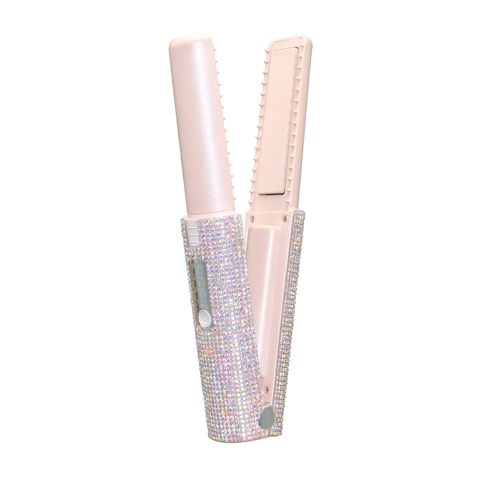 Electric USB Hair Straightening Brush Straightener Brush Multifunctional Comb Straightening Styler Hair Curler - Shello's Creative Boutique