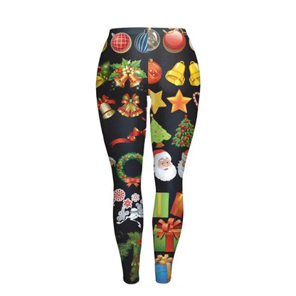 Women Christmas Leggings - Shello's Creative Boutique