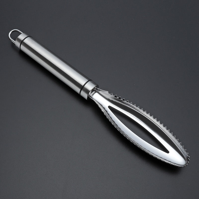 304 Stainless Steel Household Kitchenware Utility Tool Thickened Fish Scale Planer Scaler Descaler eprolo