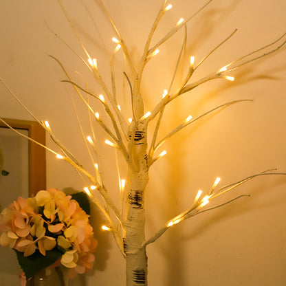 LED Birch Tree Lights Christmas Epithelium Simulation Luminous Tree Lights USB Landscape Decoration Night Lights eprolo