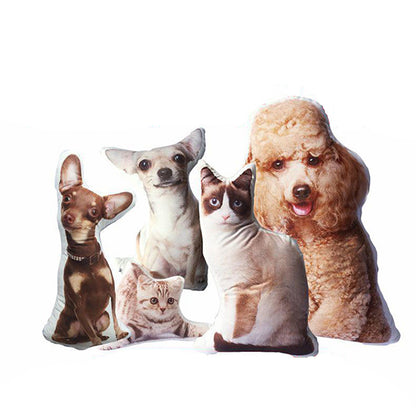 Cute Pet Shaped Pillow Custom To Map Custom DIY Sofa Cushion Car Pillow eprolo