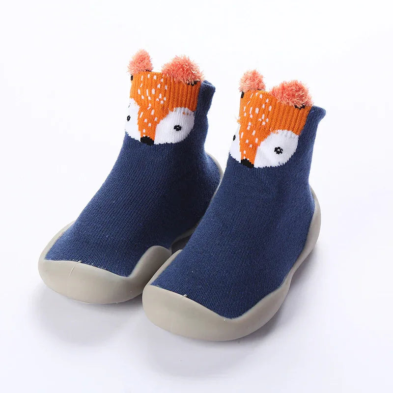 Cartoon Cotton Toddler Shoes – Soft Sole Indoor Floor Socks for Boys & Girls (Ages 3 Months–3 Years) - Shello's Creative Boutique