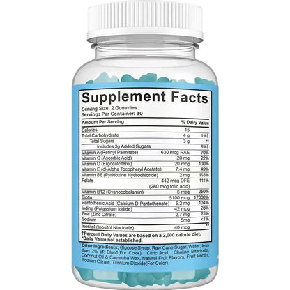Hair Gummies with Biotin Growth Variety: Health Functional Gummies - Shello's Creative Boutique