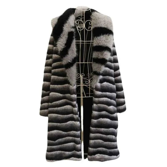 Men's Mid-Length Faux Fur Coat – Luxurious and Ethical Winter Style