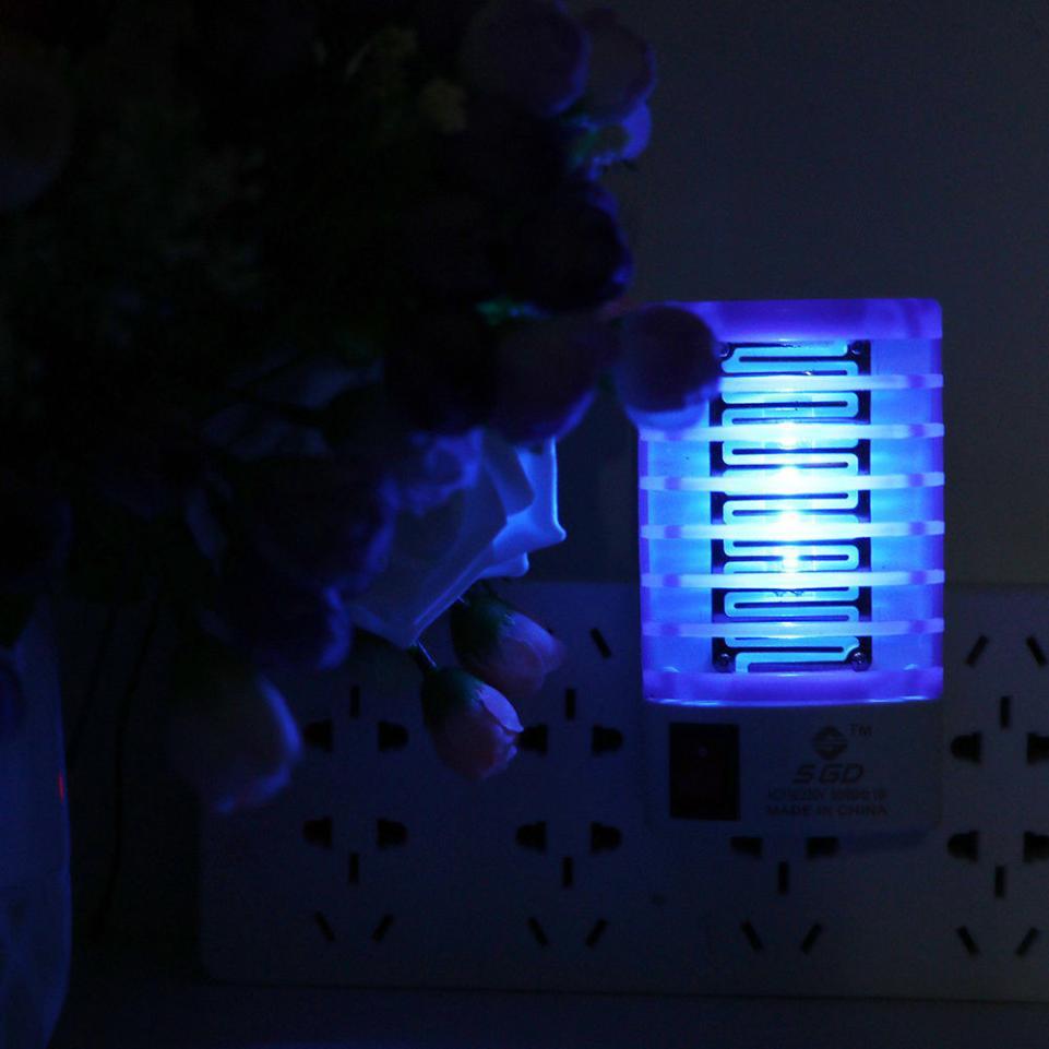 Mosquito Killer Lamps LED Socket Electric Mosquito Fly Bug Insect Trap Killer Zapper Night Lamp Lights lighting EU US eprolo