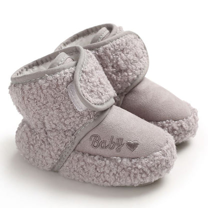 Baby Winter Warm First Walkers Cotton Baby Shoes Cute Infant Baby boys girls shoes soft sole indoor shoes for 0-18M eprolo