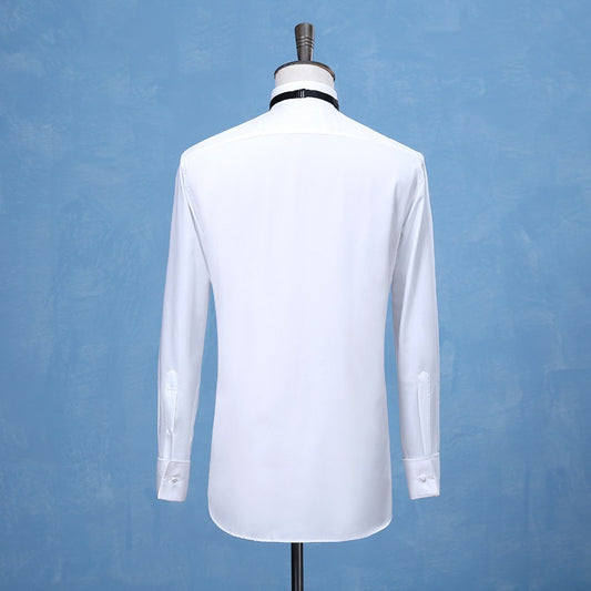 Groom Tuxedos Shirts Best Man Groomsmen White Black or Red Men Wedding Shirts Formal Occasion Men Shirts Shello Creative Boutique