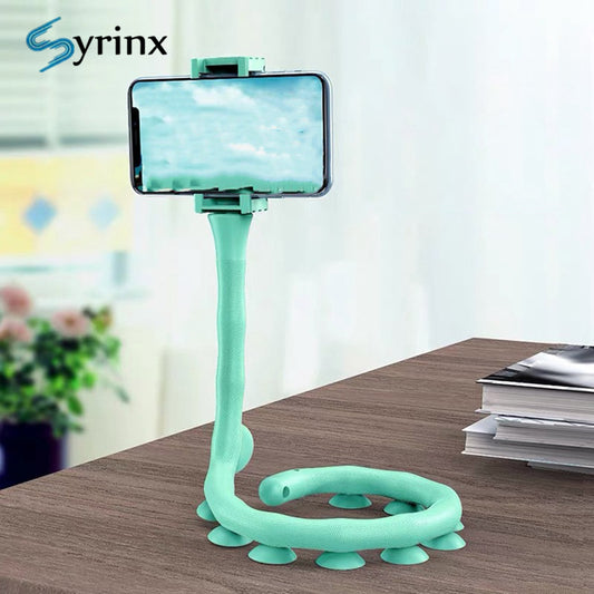 Suction Cup Lazy Phone Holder Caterpillar Cell Phone Holder Desktop Flexible Worm Car Mount Home Cute Phone Wall Bracket Bicycle eprolo