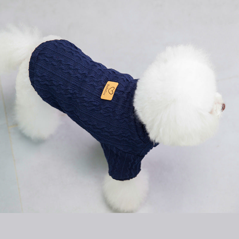 Pet Dog Clothing Autumn And Winter Clothing New Teddy Small Dog Pet Clothing Autumn And Winter Sweater eprolo