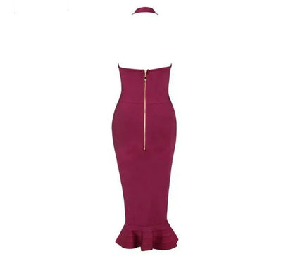 Celebrity Party Bandage Dress Women Spaghetti Strap Strapless Sexy Night Out Club Dress Women Mermaid Vestidos Wholesale - Shello's Creative Boutique
