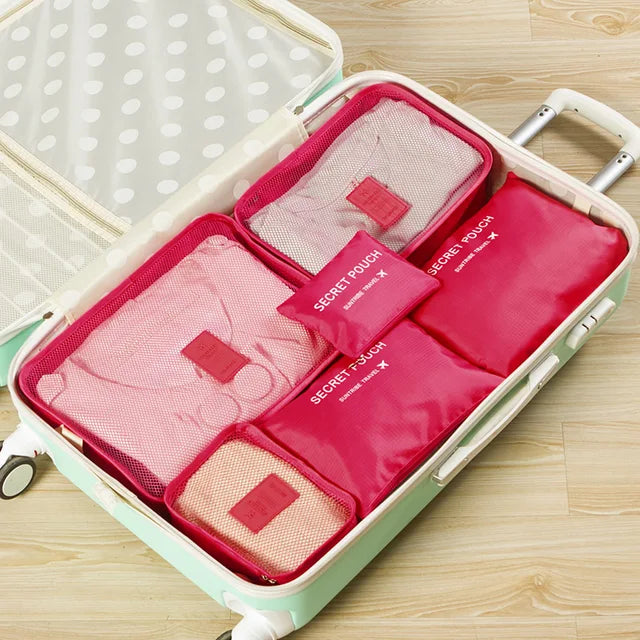 Travel storage bag 6-piece set waterproof clothing sorting bag bags Travel storage bag 6-piece set eprolo