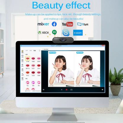 Professional HD 1080P USB Webcam with Microphone - Perfect for Work & Streaming - Shello's Creative Boutique