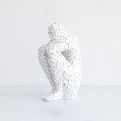 Light Luxury Simple Study Figure Ornaments - Creative Home Decorations for Living Room, Office & TV Cabinet