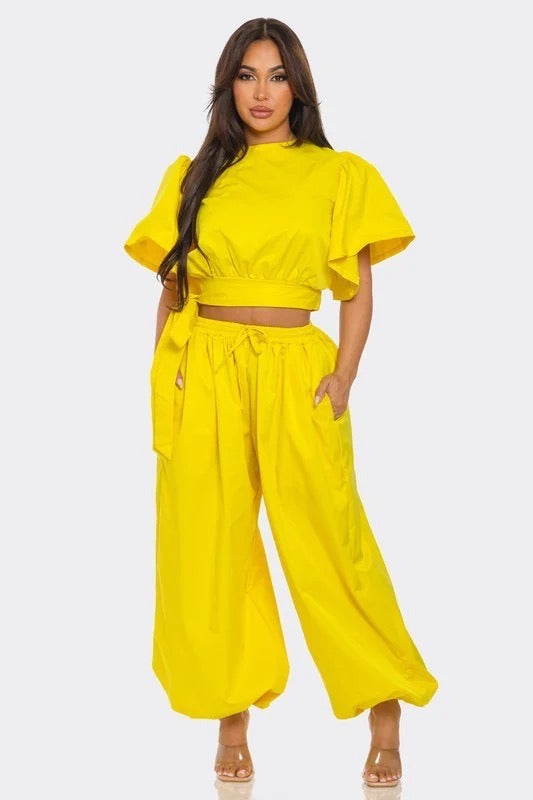 Fashion sports trend women's clothing street trendsetters women's clothing strap two-piece set Shello Creative Boutique