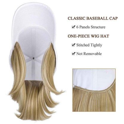 Short Straight Hooded Wig for Women - Chemical Fiber Headcover with Straight Hair - Shello's Creative Boutique