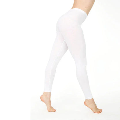 Women’s Casual Ankle-Length Cotton Leggings - Shello's Creative Boutique